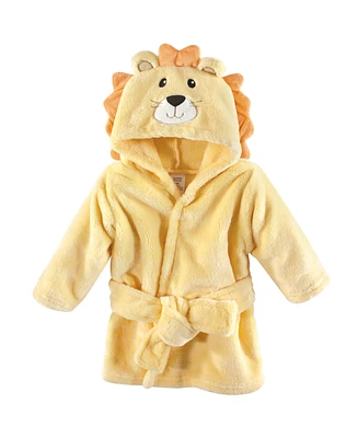 Luvable Friends Baby Girls Plush Bathrobe