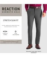 Kenneth Cole Reaction Men's Slim-Fit Stretch Premium Textured Weave Dress Pants