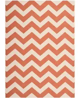 Safavieh Courtyard CY6244 Terracotta and Beige 5'3" x 7'7" Outdoor Area Rug