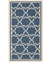 Safavieh Courtyard CY6916 Navy and Beige 2' x 3'7" Sisal Weave Outdoor Area Rug