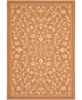 Safavieh Courtyard CY2098 Terracotta and Natural 2'3" x 6'7" Runner Outdoor Area Rug