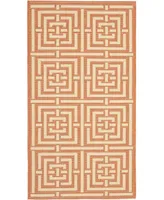 Safavieh Courtyard CY6937 Terracotta and Cream 8' x 11' Outdoor Area Rug