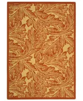 Safavieh Courtyard CY2996 Natural and Terra 6'7" x 9'6" Outdoor Area Rug