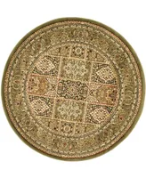 Safavieh Lyndhurst LNH217 Multi and Green 10' x 10' Round Area Rug