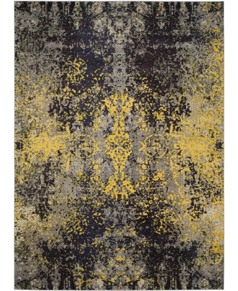 Safavieh Monaco MNC223 Gray and Multi 9' x 12' Area Rug