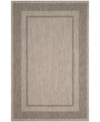 Safavieh Courtyard CY8477 Beige and 6'7" x 6'7" Square Outdoor Area Rug