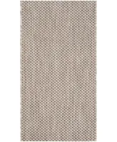 Safavieh Courtyard CY8521 Beige and 2'7" x 5' Sisal Weave Outdoor Area Rug