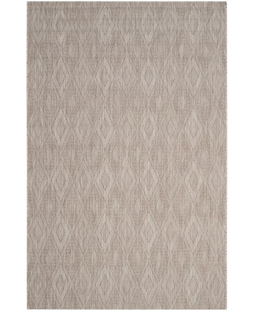 Safavieh Courtyard CY8522 Beige 4' x 5'7" Sisal Weave Outdoor Area Rug