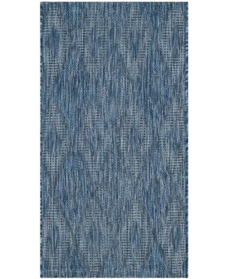 Safavieh Courtyard CY8522 Navy 2'7" x 5' Sisal Weave Outdoor Area Rug