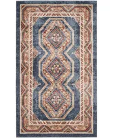 Safavieh Bijar BIJ647 Royal and Rust 3' x 5' Area Rug