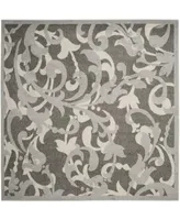 Safavieh Amherst AMT428 Gray and Light Gray 7' x 7' Square Area Rug