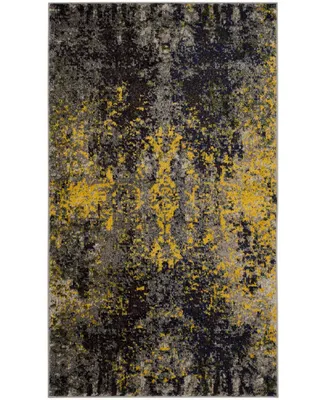 Safavieh Monaco MNC223 Gray and Multi 3' x 5' Area Rug