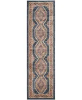 Safavieh Bijar BIJ647 Royal and Rust 2'3" x 12' Runner Area Rug