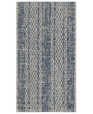 Safavieh Courtyard CY8736 Light Gray and 2'7" x 5' Sisal Weave Outdoor Area Rug