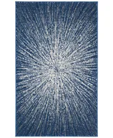 Safavieh Evoke EVK228 Navy and Ivory 3' x 5' Area Rug