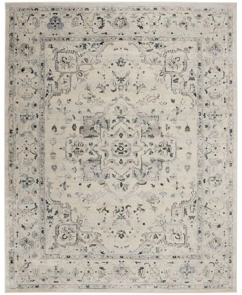 Safavieh Charleston CHL411 Ivory and Light Blue 8' x 10' Area Rug