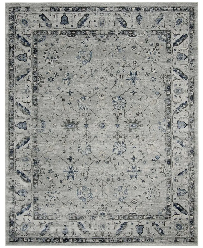 Safavieh Charleston CHL413 Gray and Dark Gray 8' x 10' Area Rug