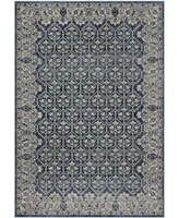 Safavieh Brentwood BNT869 Navy and Light Gray 6' x 9' Area Rug