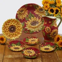 Certified International Sunset Sunflower Dinnerware Collection