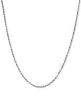 Giani Bernini Rope Chain Adjustable 22" Necklace, Created for Macy's