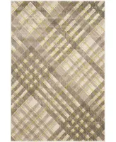 Safavieh Porcello PRL7694 Gray and Dark Gray 6' x 9' Area Rug