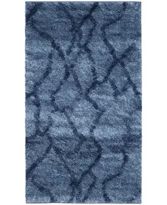 Safavieh Retro RET2144 Blue and Dark Blue 2'6" x 4' Area Rug