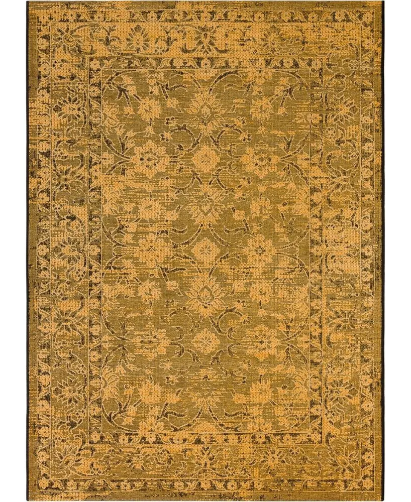 Safavieh Palazzo PAL135 Black and Creme 8' x 11' Area Rug