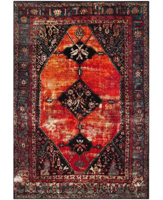 Safavieh Vintage Hamadan VTH217 Orange and Multi 4' x 6' Area Rug