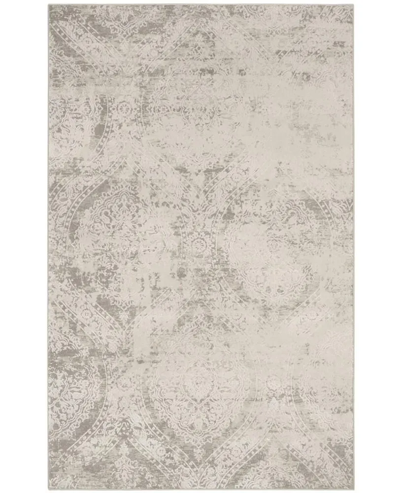 Safavieh Princeton PRN713 Gray and Beige 4' x 6' Area Rug