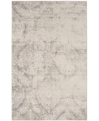 Safavieh Princeton PRN713 Gray and Beige 4' x 6' Area Rug