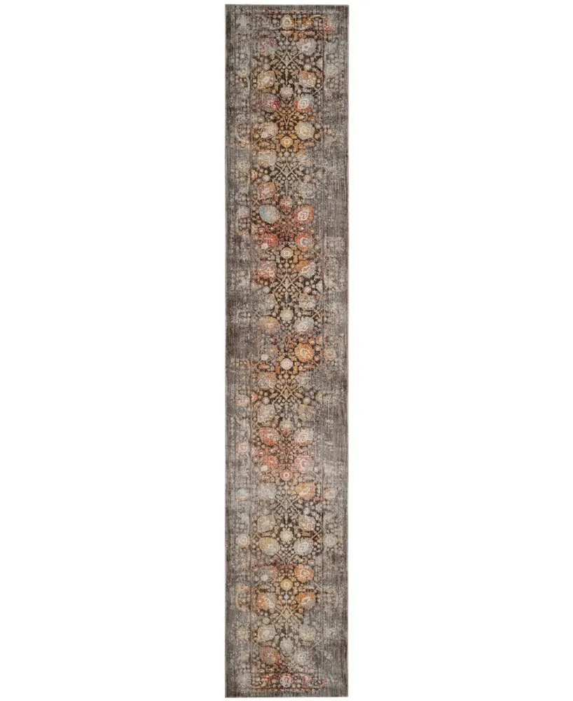 Safavieh Vintage Persian VTP410 Brown and Multi 2'2" x 10' Runner Area Rug