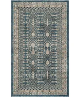 Safavieh Sofia SOF376 Blue and Beige 3' x 5' Area Rug