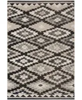 Safavieh Montage MTG216 Gray and Black 4' x 6' Outdoor Area Rug