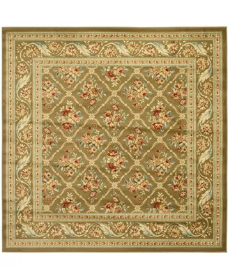 Safavieh Lyndhurst LNH556 Green 6'7" x 6'7" Sisal Weave Square Area Rug