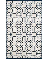 Safavieh Amherst AMT416 Ivory and Navy 5' x 8' Area Rug