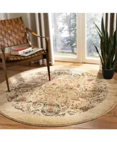 Safavieh Lyndhurst LNH224 Beige and Multi 5'3" x 5'3" Round Area Rug