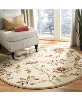 Safavieh Lyndhurst LNH552 Ivory and Multi 5'3" x 5'3" Round Area Rug