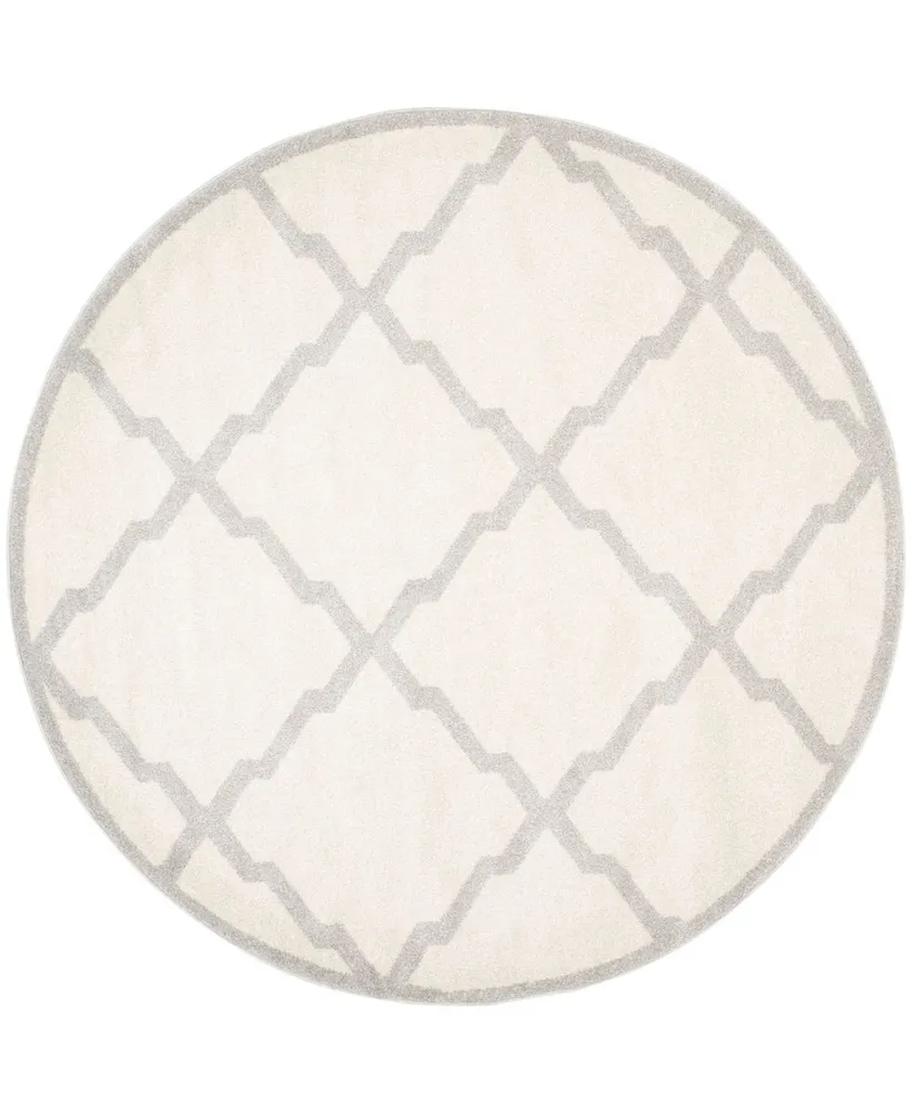 Safavieh Amherst AMT421 Light Gray and Beige 7' x 7' Round Area Rug