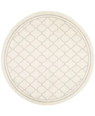 Safavieh Amherst AMT422 Light Gray and Beige 7' x 7' Round Area Rug