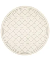 Safavieh Amherst AMT422 Light Gray and Beige 7' x 7' Round Area Rug