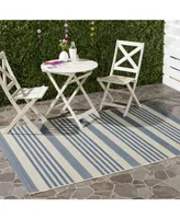 Safavieh Courtyard CY6062 Beige and 5'3" x 7'7" Sisal Weave Outdoor Area Rug