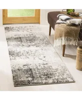 Safavieh Retro RET2139 Light Grey and Grey 2'3" x 7' Runner Area Rug