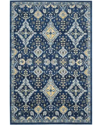 Safavieh Evoke EVK224 Royal and Ivory 5'1" x 7'6" Area Rug