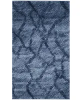 Safavieh Retro RET2144 Blue and Dark Blue 3' x 5' Area Rug