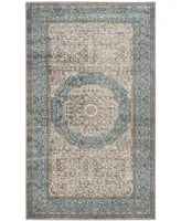 Safavieh Sofia SOF365 Light Gray and Blue 3' x 5' Area Rug