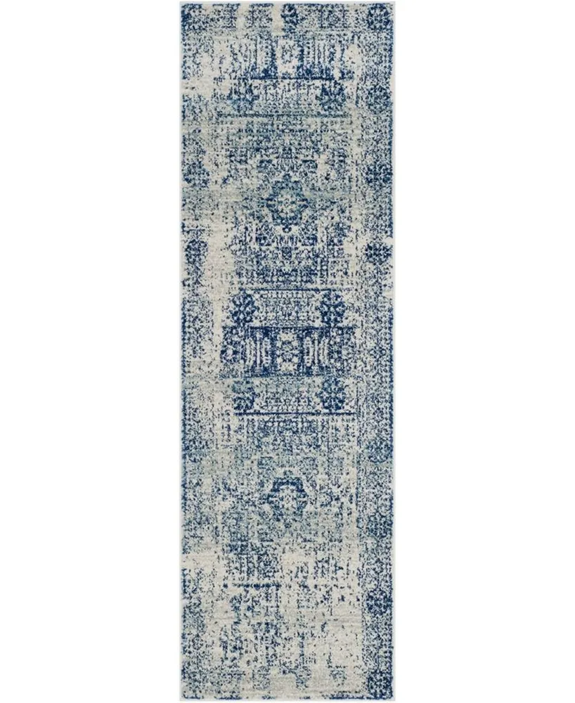 Safavieh Evoke EVK260 Ivory and 2'2" x 7' Runner Area Rug