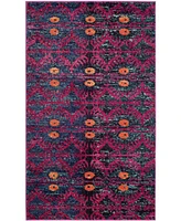 Safavieh Monaco MNC213 Pink and Multi 3' x 5' Area Rug