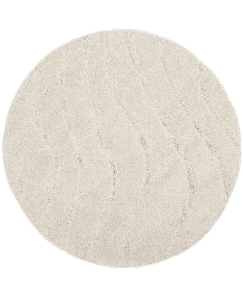 Safavieh Florida Shag SG472 6'7" x Round Area Rug