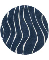 Safavieh Florida Shag SG472 6'7" x 6'7" Round Area Rug