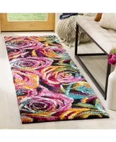 Safavieh Fiesta FSG366 Fuchsia and Multi 2'3" x 8' Runner Area Rug